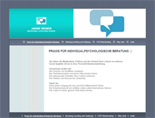 Tablet Screenshot of janinewidmer.ch